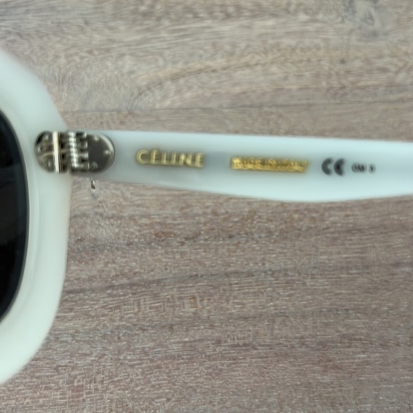 Celine lola white round thick frames sungl… - Picture 8 of 10
